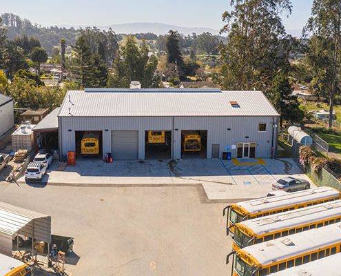 New Bus Maintenance Facility was designed by TETER Architects and Engineers1